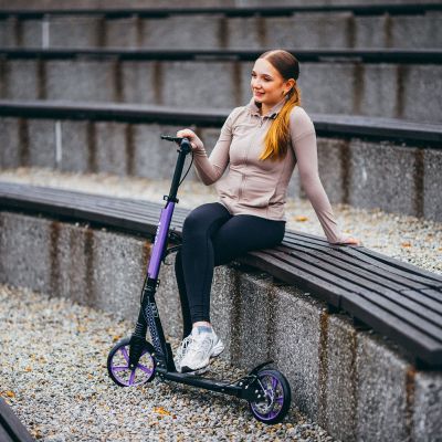 5. HM124T VIOLET SCOOTER WITH DISC BRAKE MNILS EXTREME