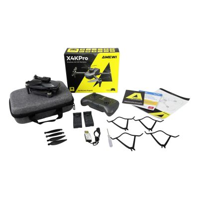 3. Amewi X4KPro 4-Rotor Quadcopter 3840 x 2160 px 1500 mAh Gray