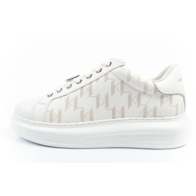 11. Karl Lagerfeld Kapri men's shoes sneakers natural leather white