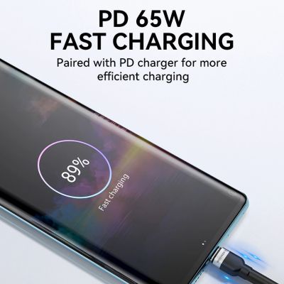 7. Wozinsky WNBCC2 USB-C / USB-C PD 65W cable 2 m - black