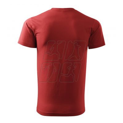 4. T-shirt Malfini Basic M MLI-12913 burgundy