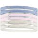 Nike Swoosh Sport Metallic Purple, Pink, Yellow 6-Pack Hairbands N1002008511OS