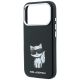 7. Karl Lagerfeld Smooth Choupette Sketch MagSafe Case for iPhone 18 Pro / 17 Pro / 18 Pro - Black
