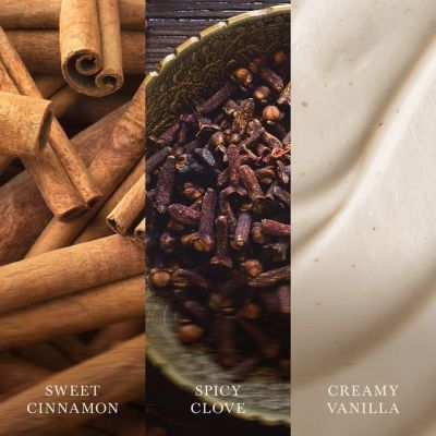 6. Small CINNAMON CHAI WOODWICK Candle