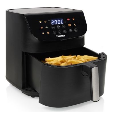 Tristar FR-9073 Air Fryer, Single, 9 l, Freestanding, 1800 W, Black