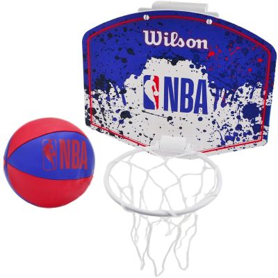 7. BASKETBALL BACKBOARD 29x24CM NBA WILSON + BALL WTBA1302NBARD