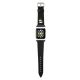 Karl Lagerfeld KLAWLOKHK Apple Watch 42/44 / 45mm black / black strap Saffiano Karl Heads