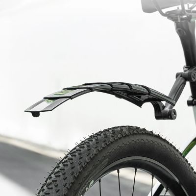 6. Rockbros FK-810 Folding Telescopic Bicycle Fender Set - Black