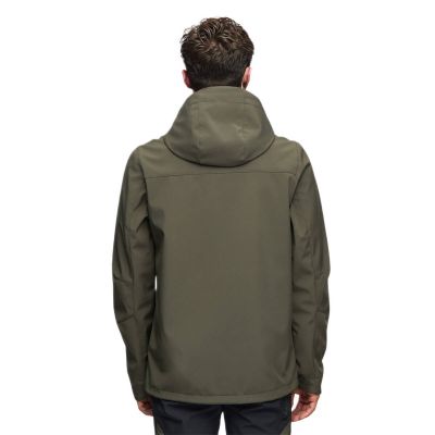 2. Alpinus Roignais Men's Windproof Softshell Rain Jacket Olive - MK18863