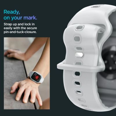 15. Spigen Liquid Air Pro Strap for Apple Watch 10 46mm - Gray