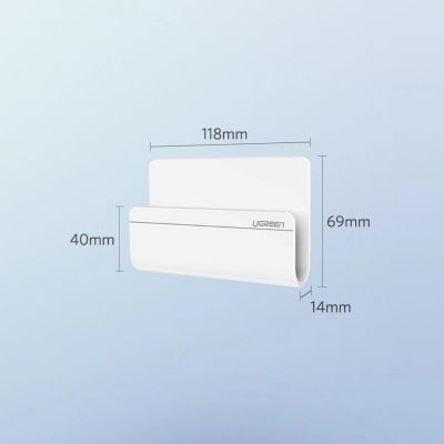 13. Ugreen wall mount smartphone stand for charging white (30394)