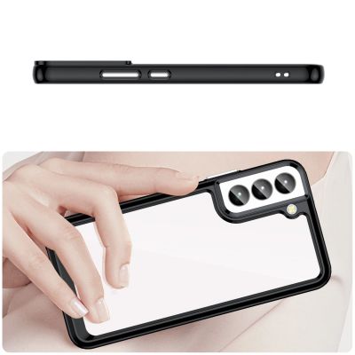 8. Outer Space Case for Samsung Galaxy S23+ cover with a flexible frame black