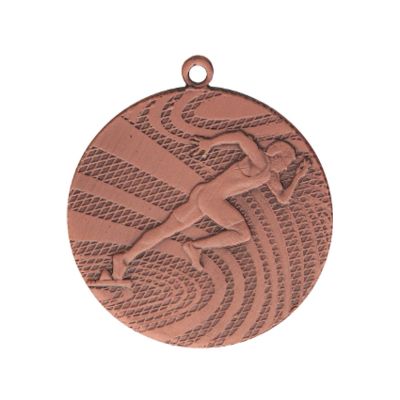 6. Bronze medal - running - steel medal