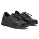4. Women's leather half-notes on a wedge, black Filippo DP8102