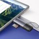 9. Baseus Lite Series USB-A/USB-C 3.0 SD/TF Card Reader - Gray