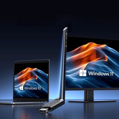 8. Ugreen CM878 Wireless WiFi 6 Adapter with Bluetooth 5.4 - Black