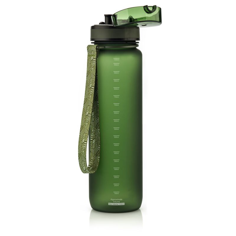 2. Meteor 650 ml sports bottle dark green
