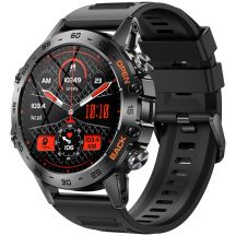VELTORI VT120-1 Smartwatch Black Silicone Strap