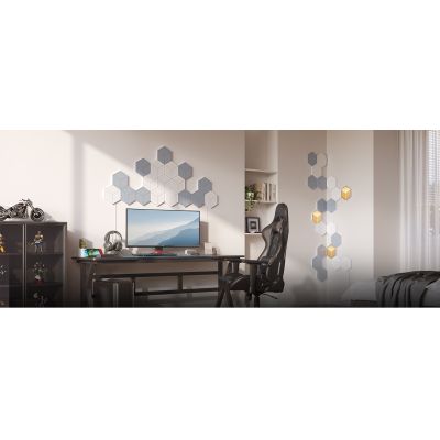 17. Govee H606A Glide Hexagon Light Panels Ultra 7-pack | LED lighting | RGBIC, 2.4GHz Wi-Fi, Bluetooth