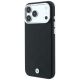 2. BMW Sign Deboss Quilted Metal Logo MagSafe Case for iPhone 18 Pro / 17 Pro - Black