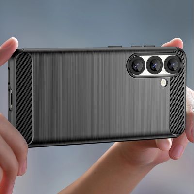 12. Carbon Case for Samsung Galaxy S25 Edge - Black