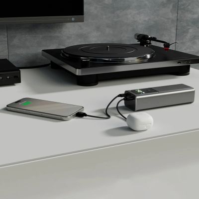 4. Powerbank SBS 20000mAh PD 100W with LCD display - gray