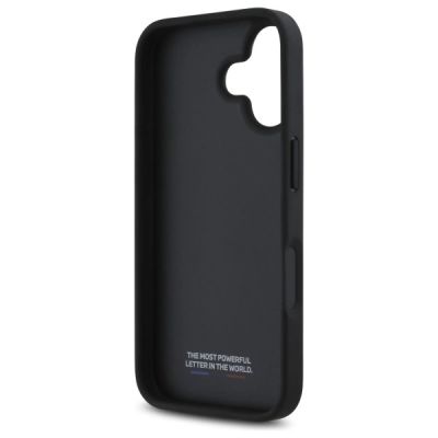 7. BMW M Perforated Tricolor Detail Line iPhone 16 Case - Dark Gray