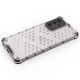 13. Honeycomb case armored cover with a gel frame for Samsung Galaxy A73 transparent