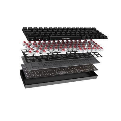 4. Deltaco Gaming GAM-100-DE Keyboard USB + RF Wireless + Bluetooth QWERTZ German Black