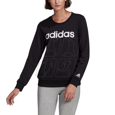 2. Adidas Essentials Linear Sweatshirt W GL0718