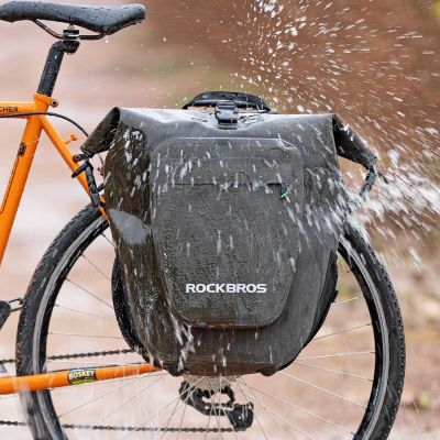 6. Rockbros AS-001 Waterproof Trunk Bag 27L - Black