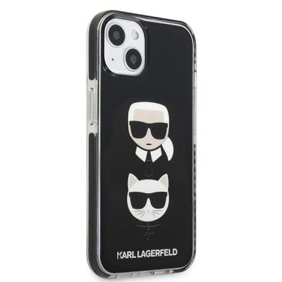 4. Karl Lagerfeld KLHCP13STPE2TK iPhone 13 mini 5,4 "hardcase black / black Karl & Choupette Head