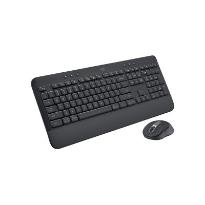 Logitech Signature MK650 Combo For Business Keyboard Included Mouse Office Bluetooth QWERTY American International Graphite