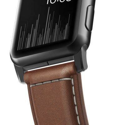 5. Nomad NM1A4RBT00 Smart Personal Accessory Band Brown Leather