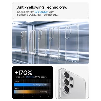 7. Spigen Ultra Hybrid Case for Samsung Galaxy S26 Ultra - Transparent