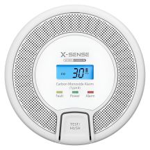 X-Sense CO03D-W Smoke Detector Carbon Monoxide Detector Interconnectable Wireless