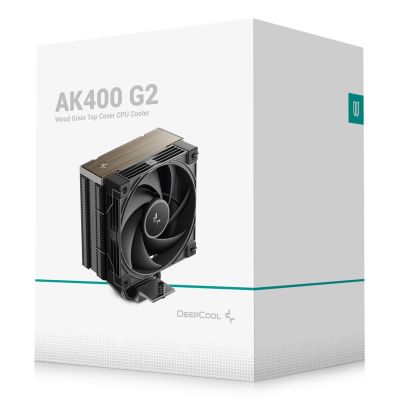 18. DeepCool AK400 G2 Processor Air Cooler 12cm Black 1 pc.