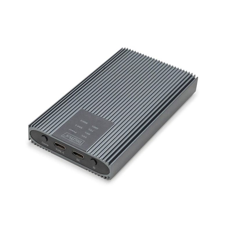 6. USB 3.1 Type C Cloning Station/Enclosure for M.2 NVMe 20 Gbps SSDs, Aluminum, Tool-Free
