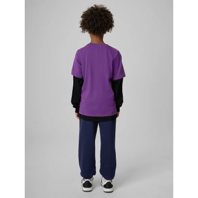 2. Boys' 4F Jogger Sweatpants 4FJRAW26TTROM2107-31S