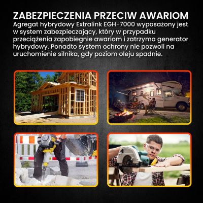 14. Extralink EGH-7000 hybrid power generator, 7kW