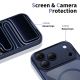 4. Tech-Protect Magpeak Magsafe CC Case for iPhone 17 Pro Max - Clear Navy Blue