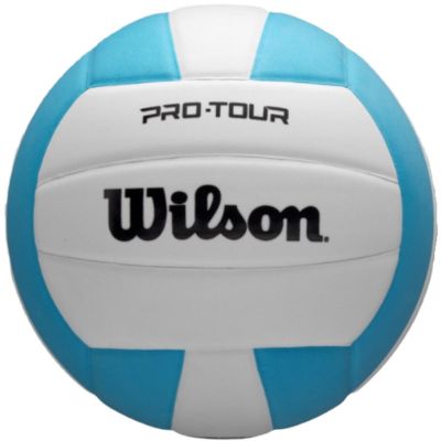 2. WILSON PRO TOUR VB VOLLEYBALL WHITE AND BLUE