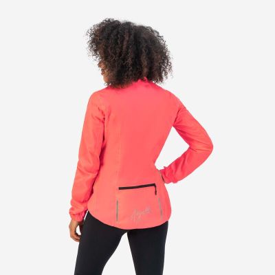 4. Rogelli women's rain jacket CORE coral S
