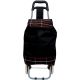 3. TROLLEY SHOPPING BAG ON WHEELS WITH FRAME 31L BLACK