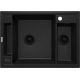 1.5-bowl magnetic granite sink
