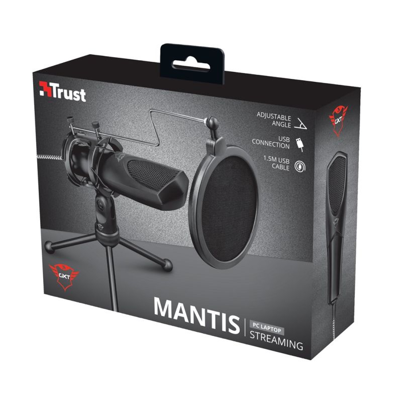 5. TRUST GXT 232 Mantis Streaming Black microphone