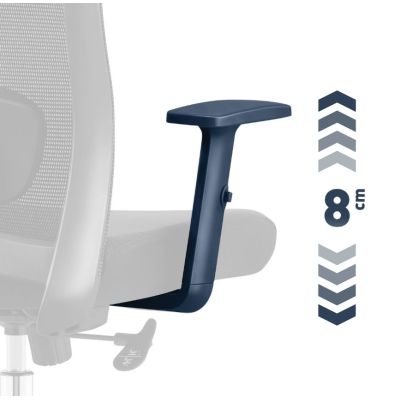 8. Manager 2.6 Black Swivel Chair