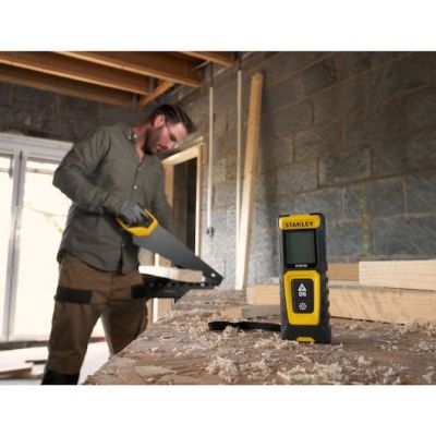 8. Stanley STHT77100-0 Laser Rangefinder Black, Yellow 30 m
