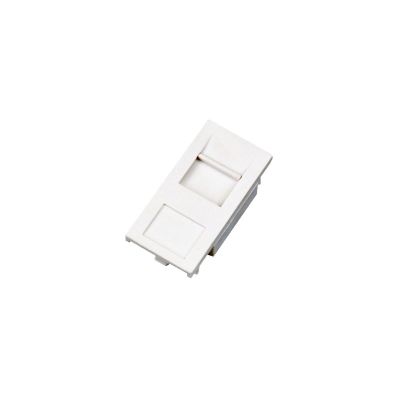 Adapter with shutter for 1 A-LAN OS002 module