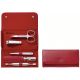 2. ZWILLING 97546-003-0 Nail Care Set Stainless Steel Red
